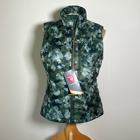 Orvis Jackets & Blazers - ORVIS Quilted Vest, Juniper Print, Permaloft Insulated S,M,XL